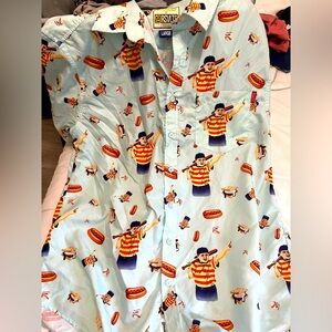 Sandlot Hotdog Button Down